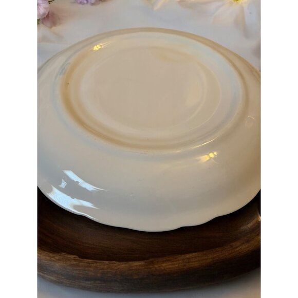 Vintage Steubenville Pottery Deviled Egg Platter Easter MCM 9" - Picture 3 of 6
